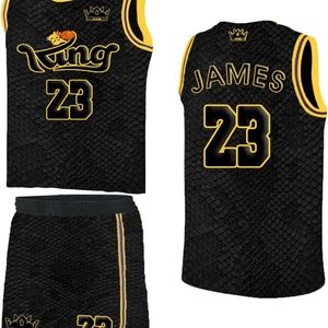 lebron king jersey youth size s come with shorts